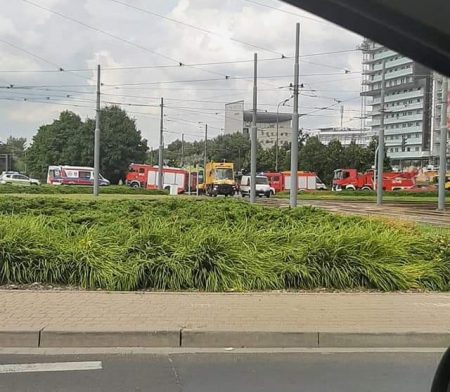 poznan staroleka wypadek tramwaje objazd drogi gmina kornik