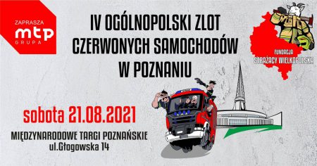 zlot czerwonych samochodów - straż pożarna