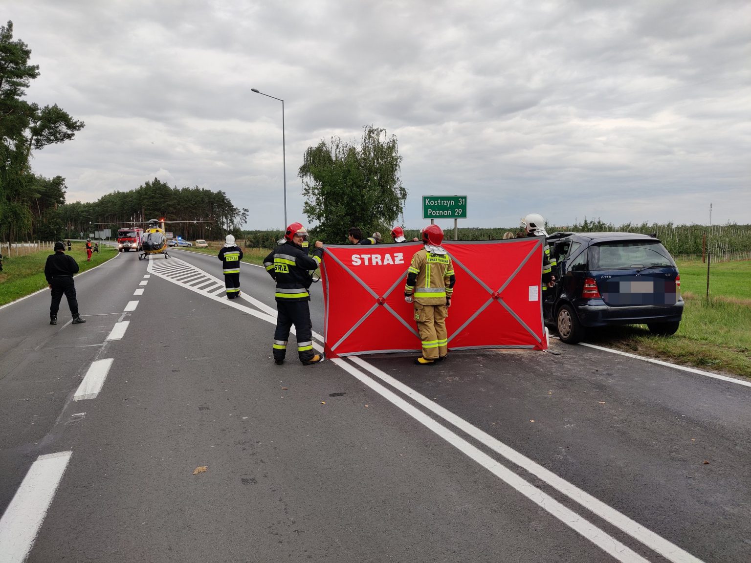 dw434 lpr obwodnica kórnika wypadek śmiertelny bnin