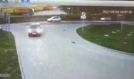 kolizja koninko stacja mikstol