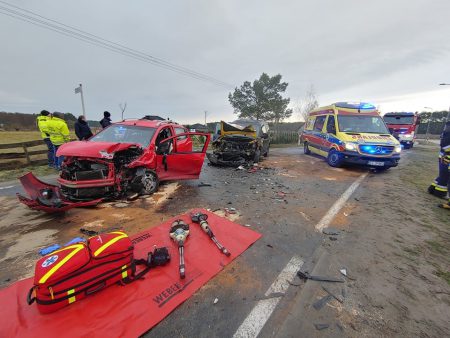 osp kamionki wypadek mostowa