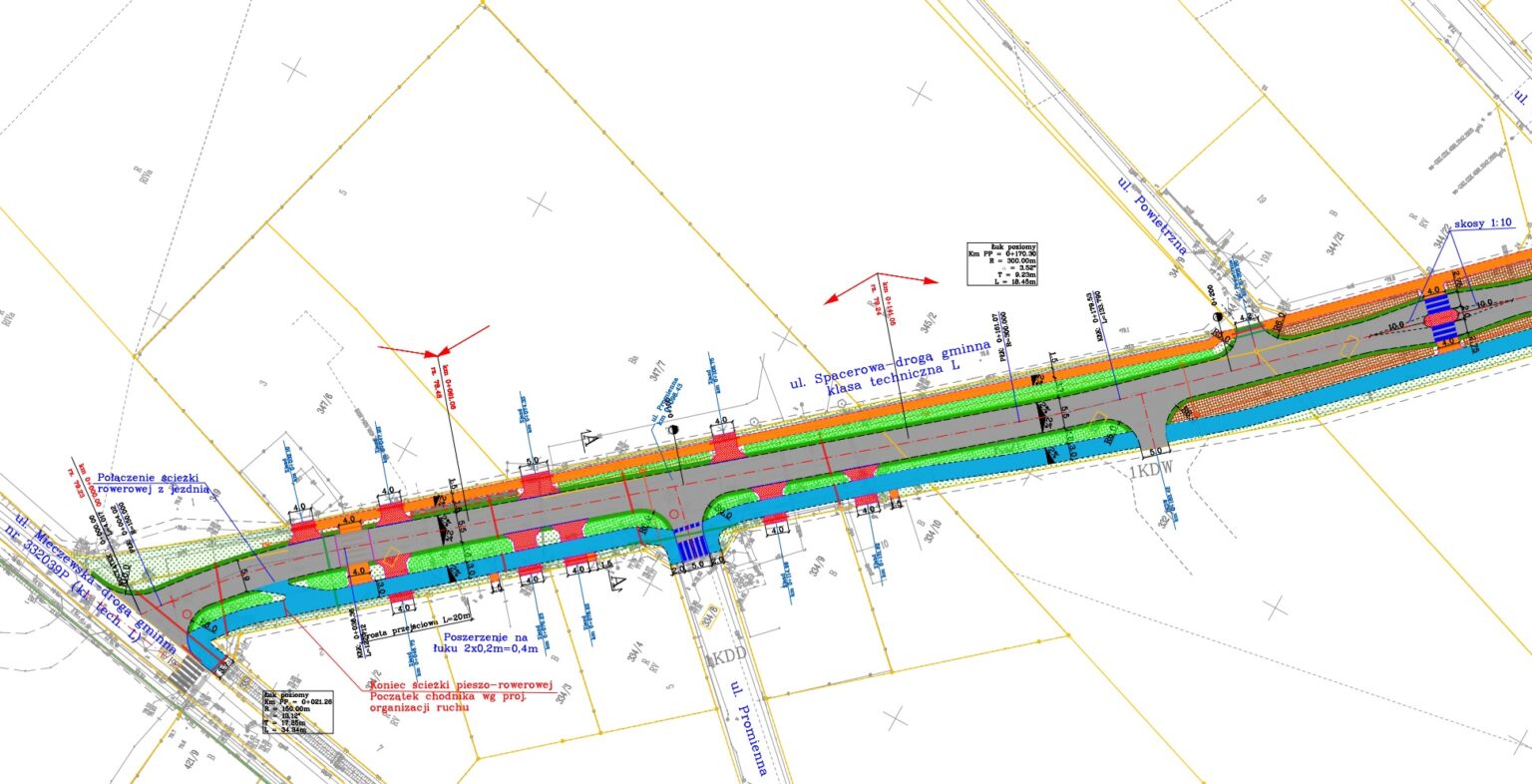 Ogłoszono przetarg: Kamionki ul. Spacerowa i ul. Lotnicza. Prezentujemy projekt. Spacerowa1