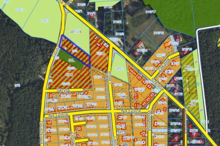 Nowa działka zakupiona przez Urząd w miejscowości Borówiec. borówiec