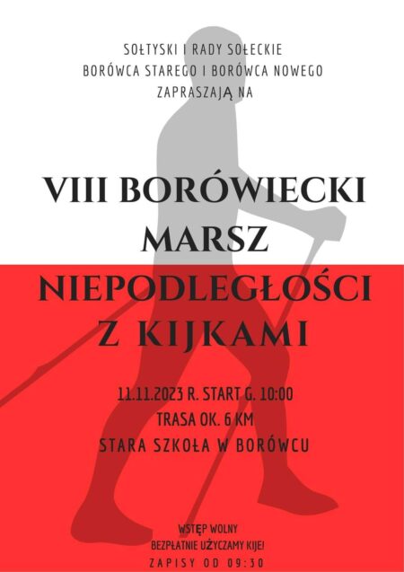 marsz z kijkami borówiec