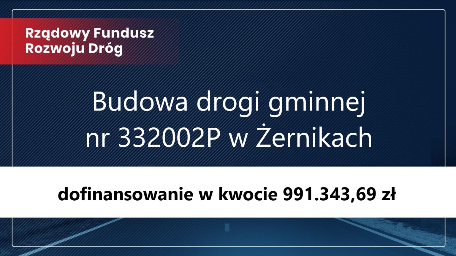 Żerniki budowa drogi gmina kórnik