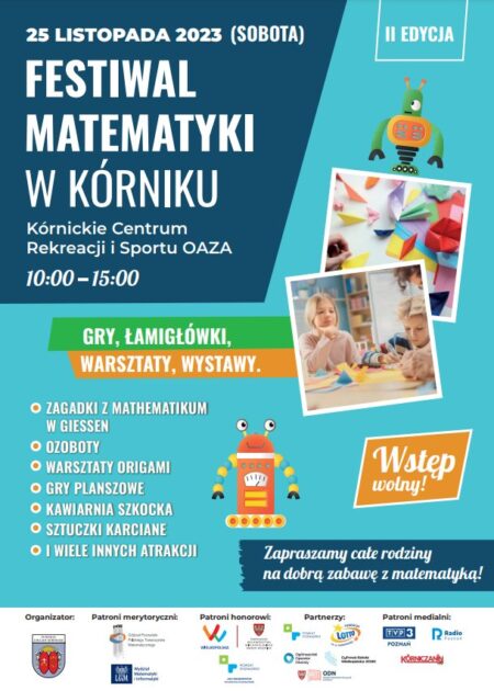 festiwal matematyki kornik