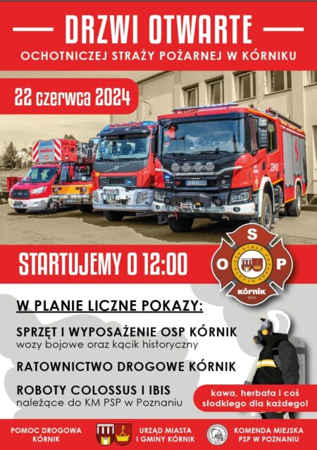 osp kornik drzwi otwarte 22 czerwca 2024