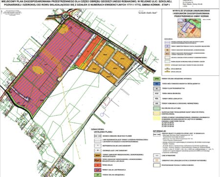 robakowo - plan miejscowy szkolna poznańska i szeroka
