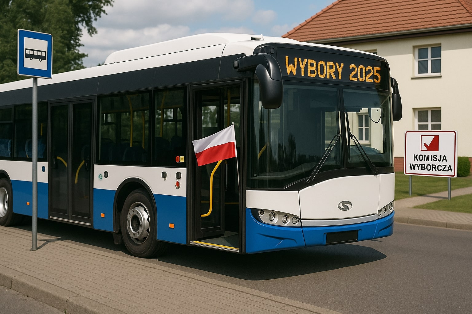 wybory 2025 transport darmowy na wybory do lokali wyborczych