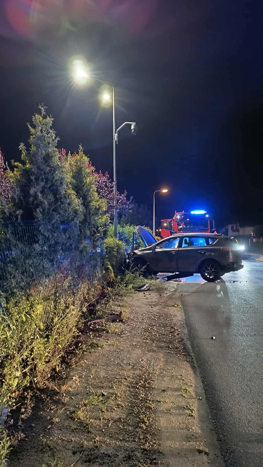 Kamionki: jazda na podwójnym gazie zakończona na infrastrukturze miejskiej. FB IMG 1752482312081