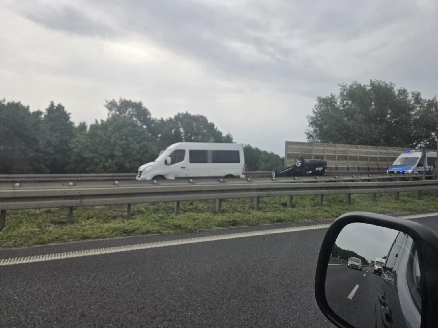 wypadek, dachowanie, kórnik, s11, drogi