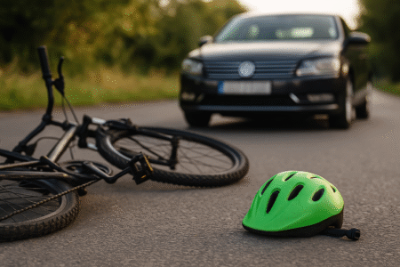 Wstrząsający apel Rady Rodziców i Dyrekcji Szkoły Podstawowej w Robakowie: „Nie bądźmy obojętni!” robakowo wypadek rower szkoła kask