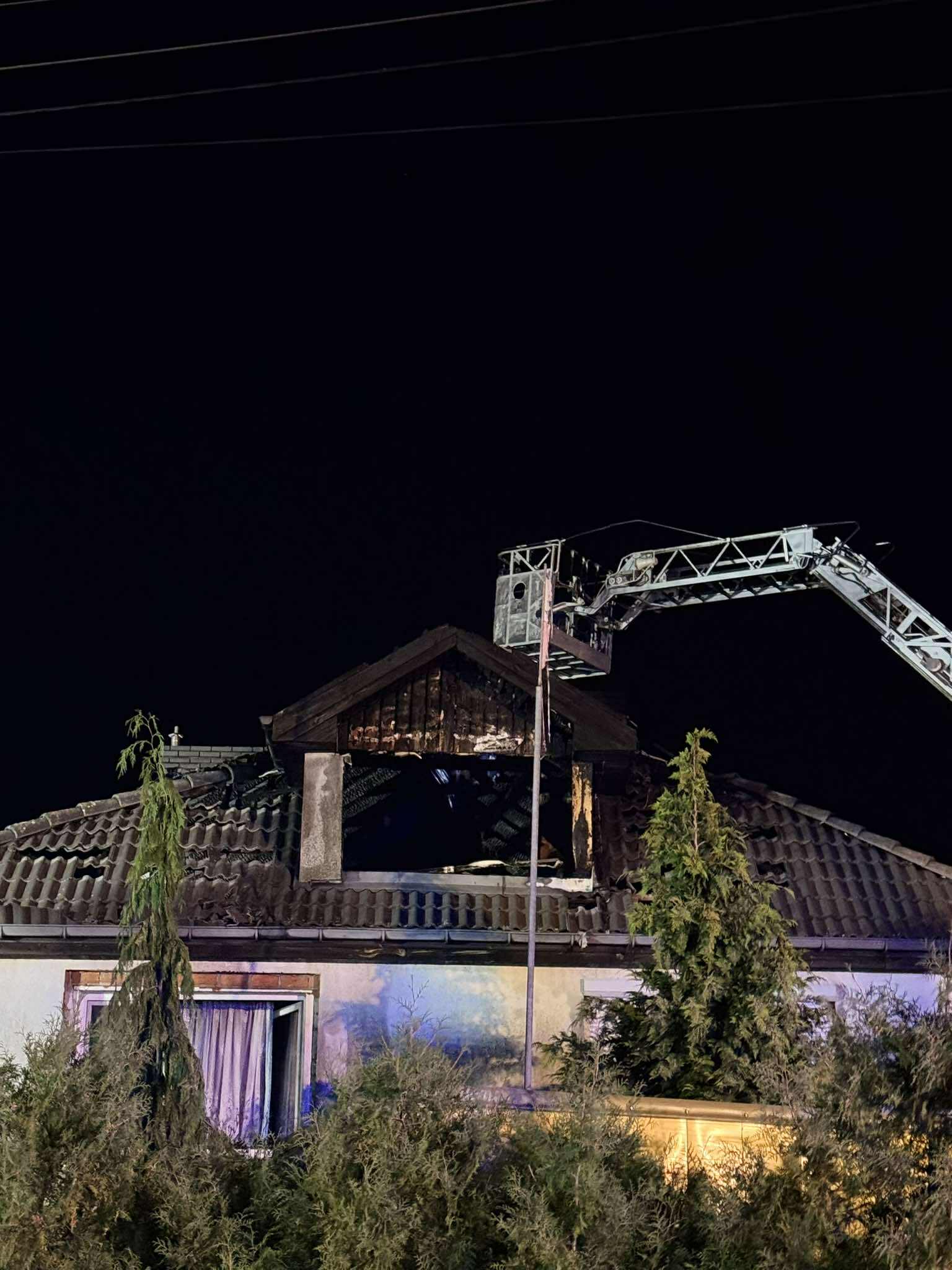 pozar blazejewko dom gmina kornik