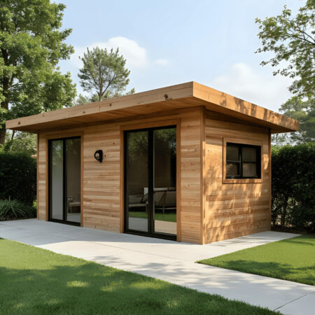 Domek na działkę ROD w gminie Kornik - dlaczego warto postawić na drewno?