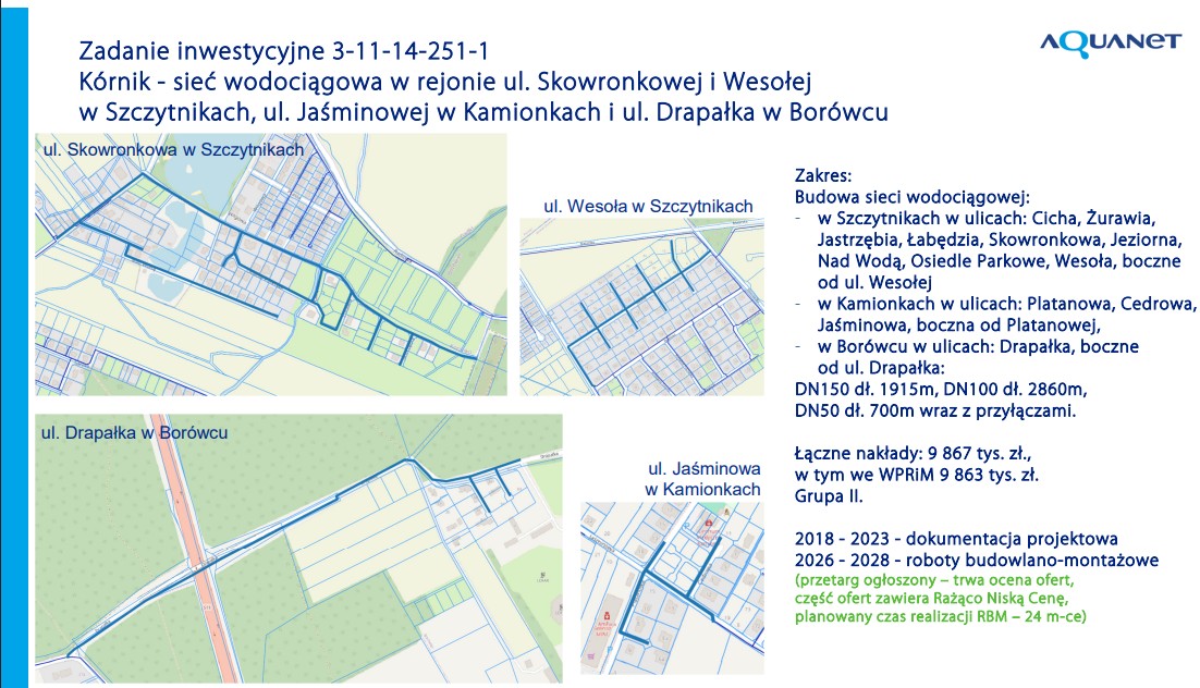 szczytniki skowronkowa i wesoła, borówiec ulica drapałka