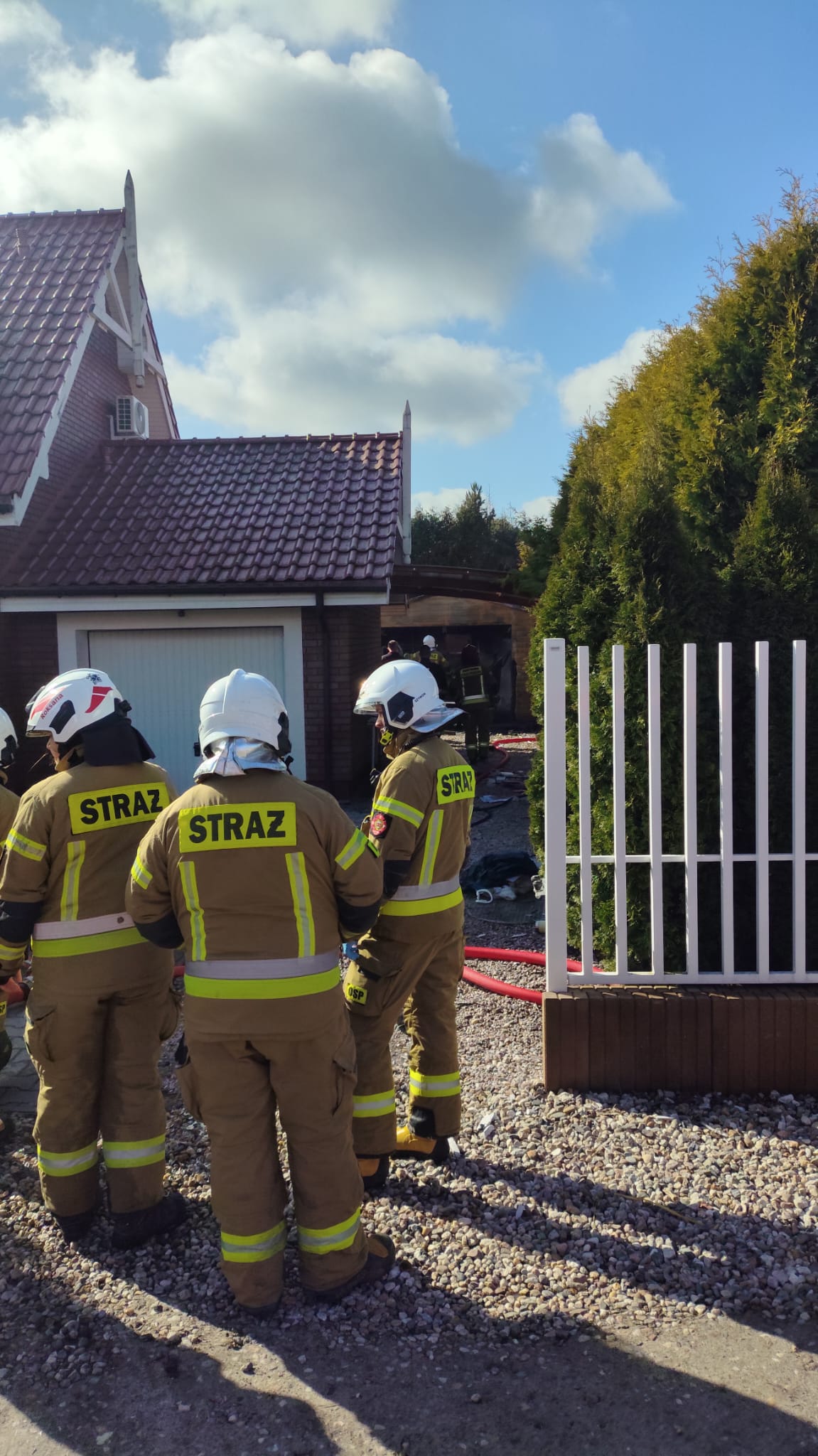 pozar kamionki rumiankowa osp 1