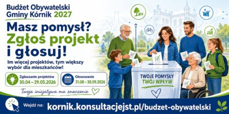 budzet obywatelski kórnik 2026 2027 głosowanie