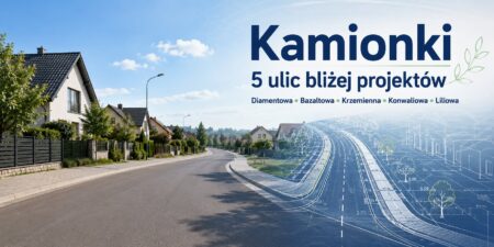 kamionki ulice projekty krzemienna bazaltowa konwaliowa