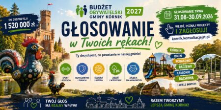 budzet obywatelski kórnik 2027 glosowanie