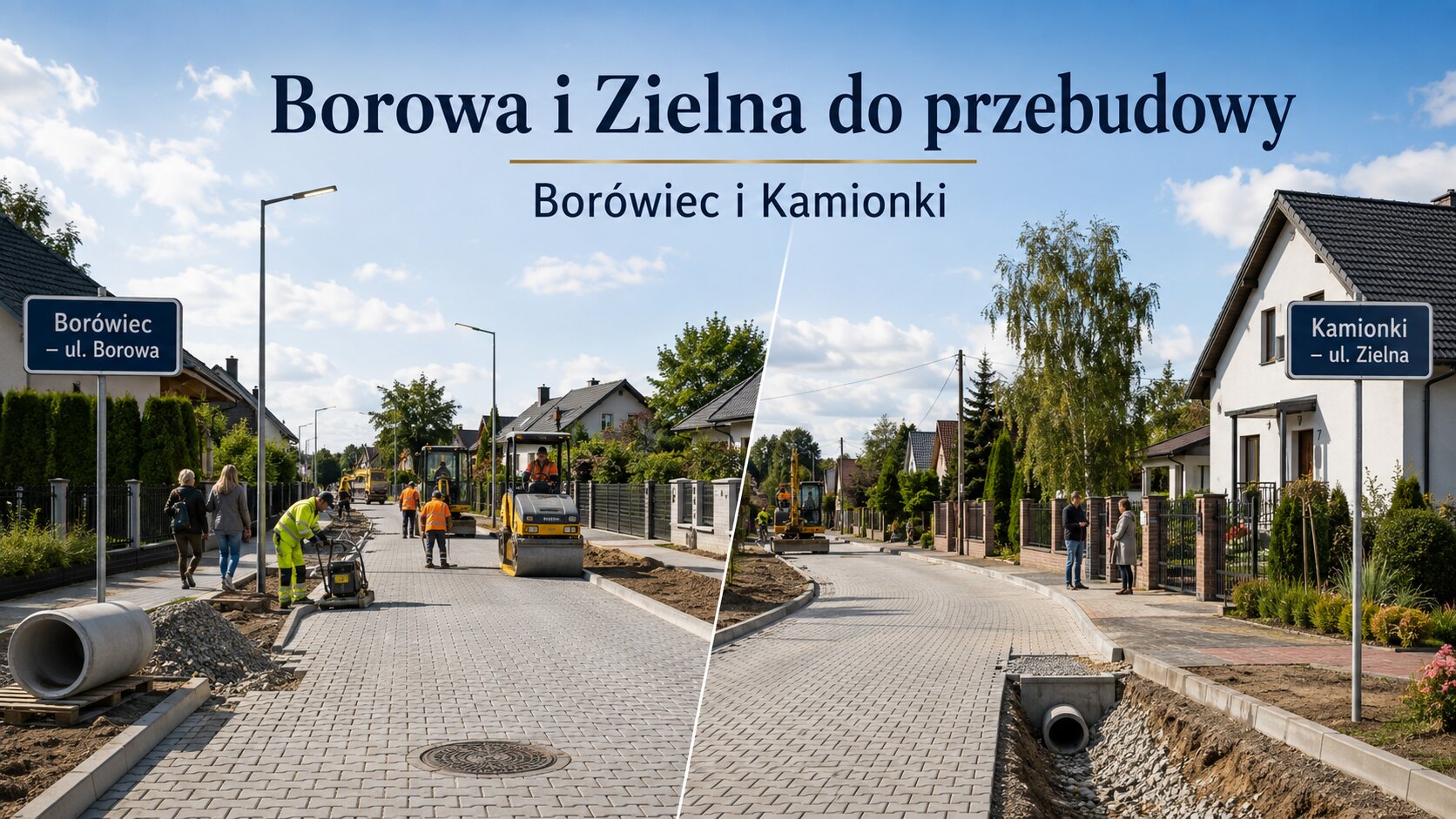 przebudowa drogi borówiec kamionki
