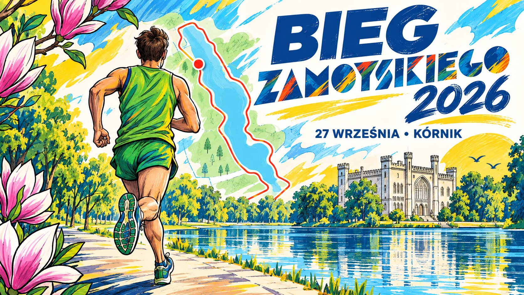 Bieg Zamoyskiego 2026. W niedzielę utrudnienia w Kórniku. bieg zamoyskiego kórnik 2026