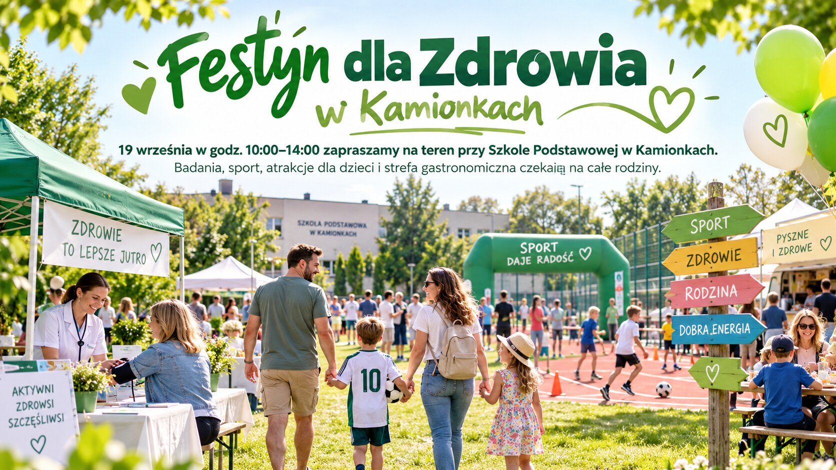 kamionki festyn dla zdrowia szkola podstawowa