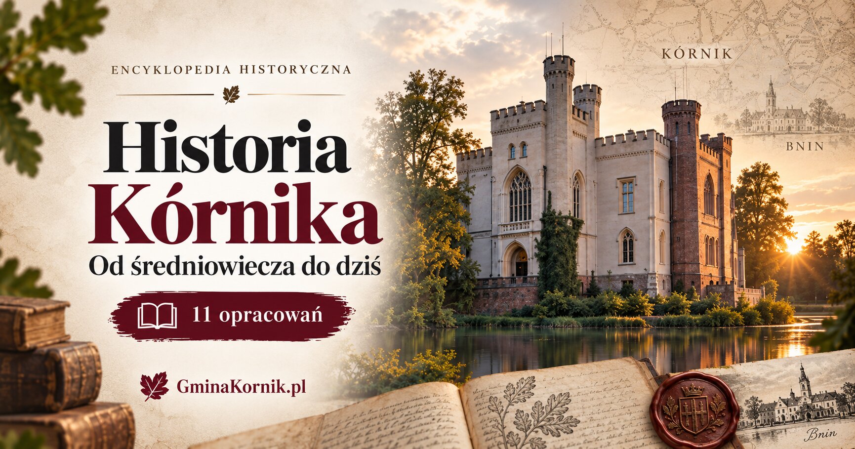 Historia Kórnika – od średniowiecza do dziś. Wielkie kompendium historia kórnika encyklopedia