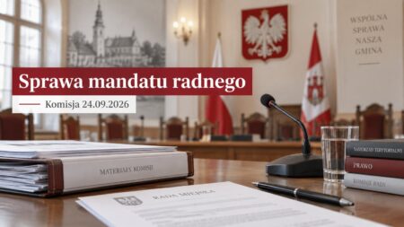 Wniosek o wygaśnięcie mandatu Roberta Malińskiego. Radny odpowiada. mandat radnego - komisja budżetu
