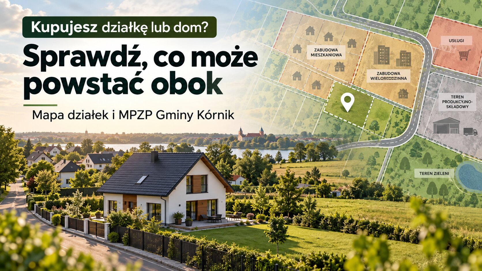 mpzp kupujesz dzialke lub dom gmina kornik