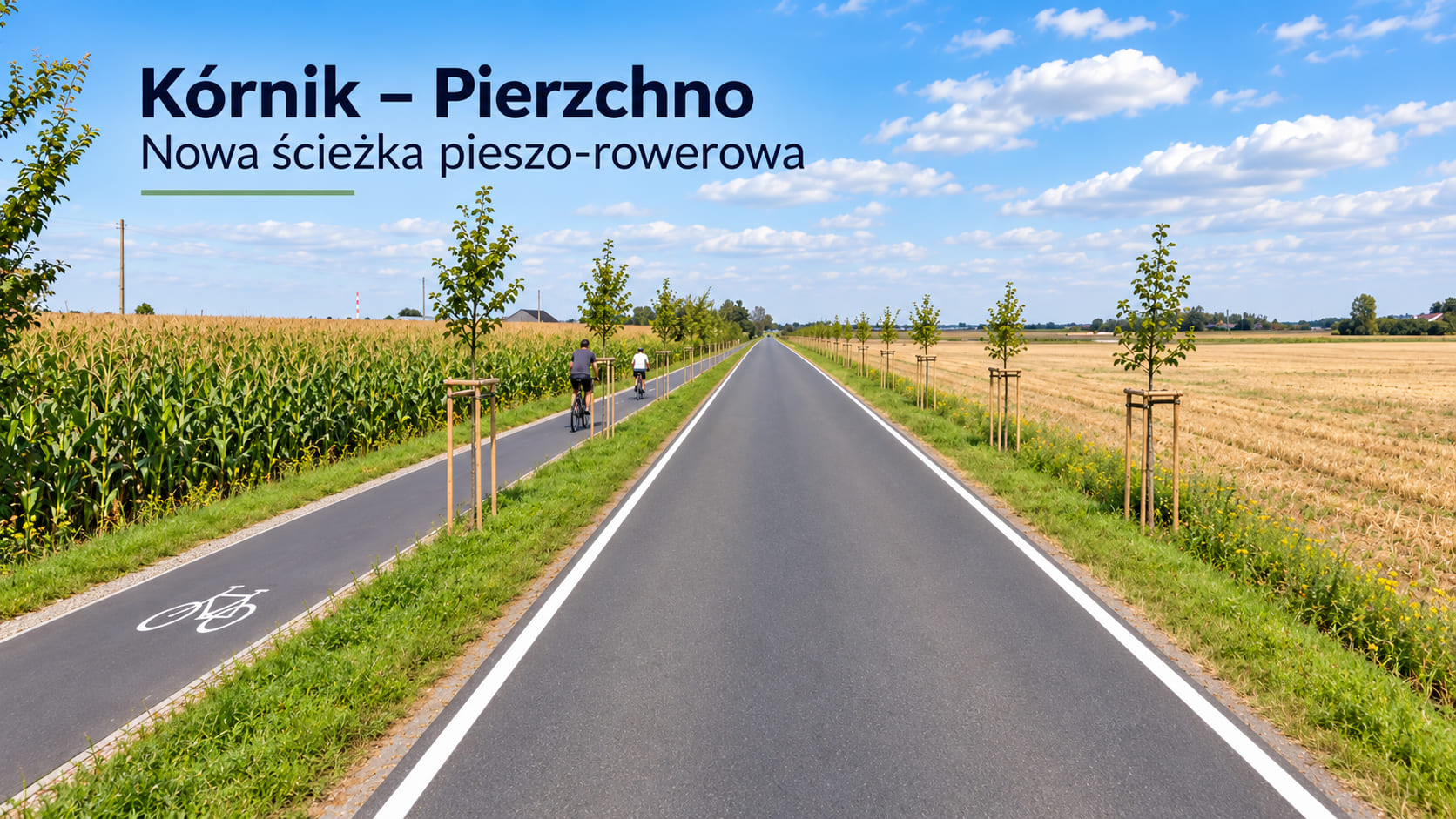 pierzchno - kornik droga rowerowa