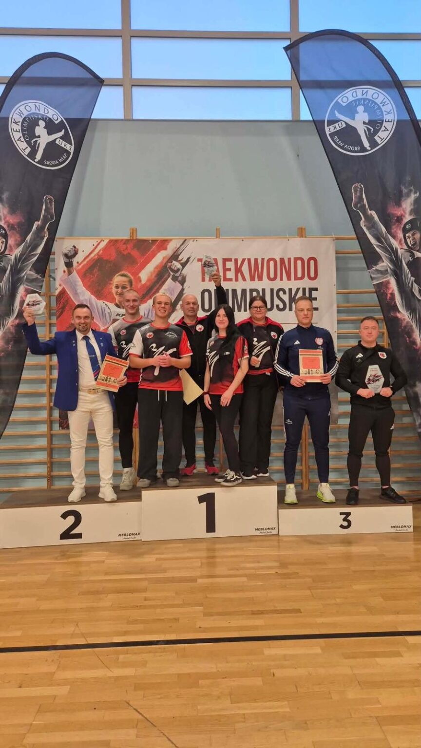 Turniej Taekwondo Olimpijskiego o Puchar Burmistrza Miasta Środa Wlkp. i Starosty Średzkiego podium