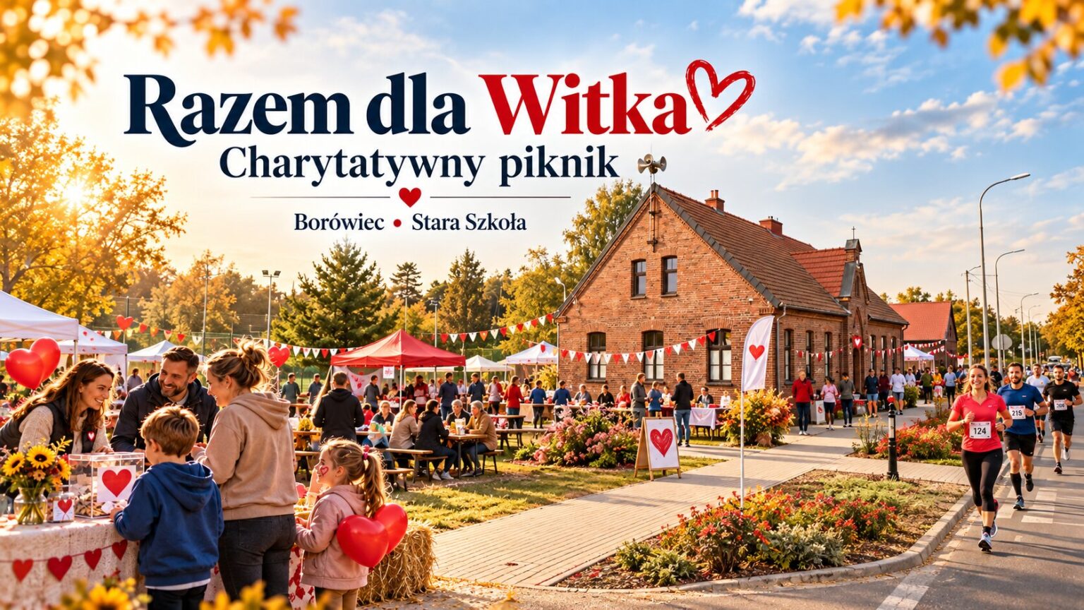 Razem dla Witka! Charytatywny piknik w Borówcu witek marczuk piknik borówiec stary pomoc bieg charytatywny