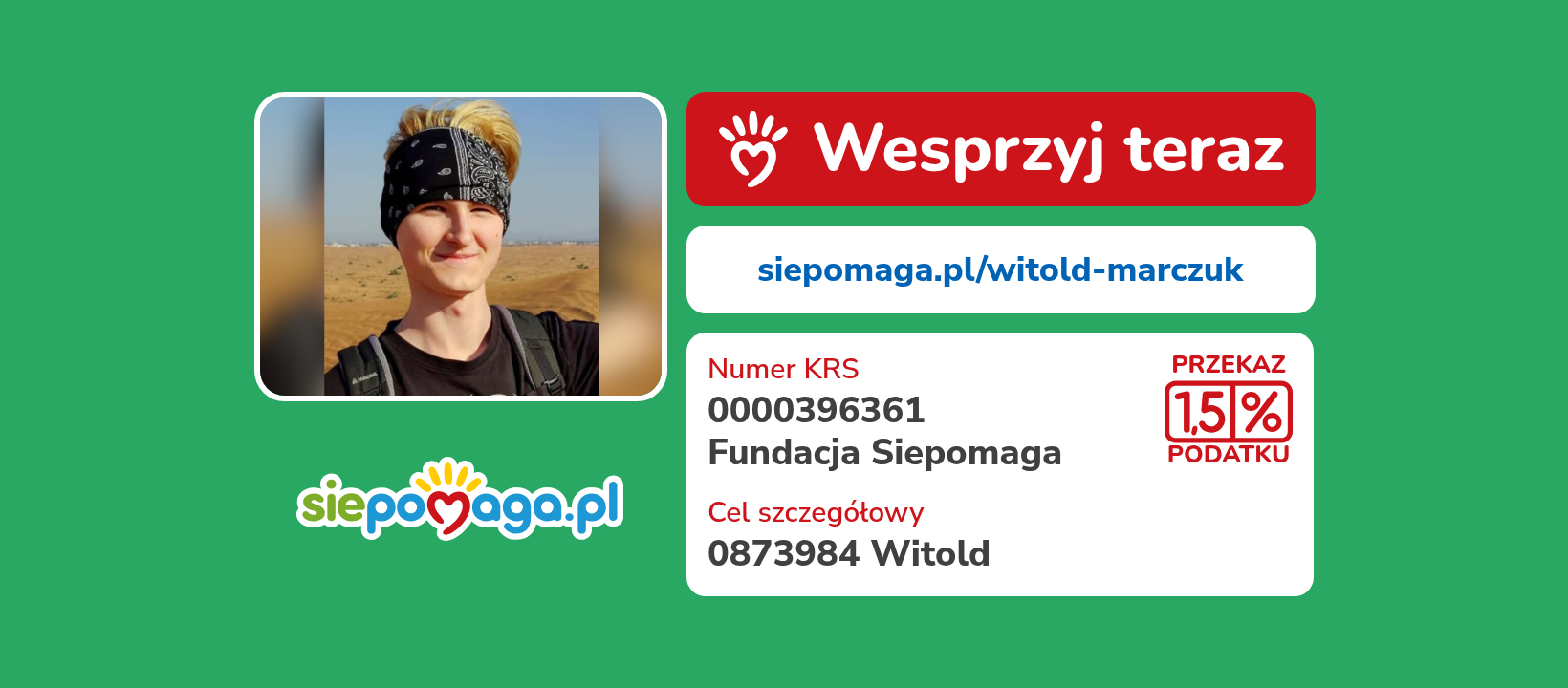 Razem dla Witka! Charytatywny piknik w Borówcu 2 witek marczuk fanpage podopieczny