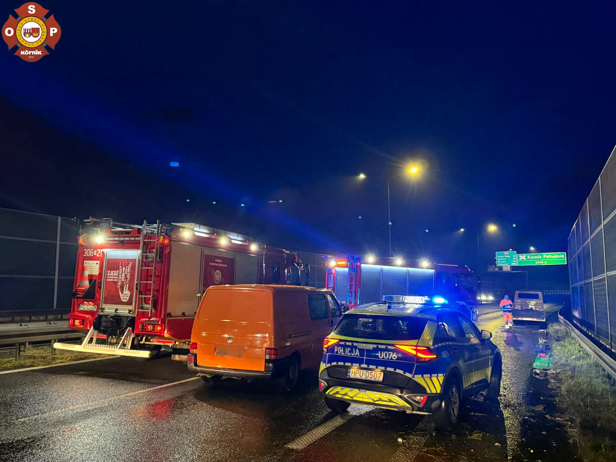 wypadek s11 kornik 2027 osp3